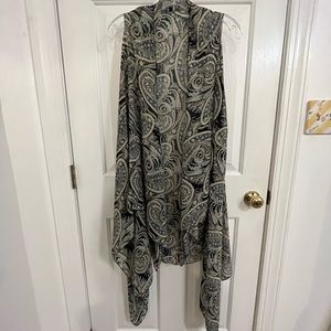 Dress Barn Sheer Paisley Wrap $15